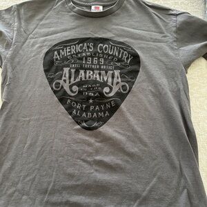 Gray Graphic T-Shirt with Alabama Design